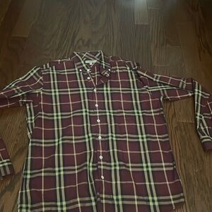 Men’s Burberry button down dress shirt